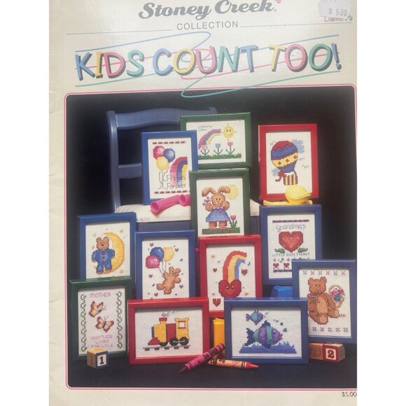 Kids Count Too Stoney Creek Collection Leaflet 79 Cross Stitch Patterns - Picture 2 of 3